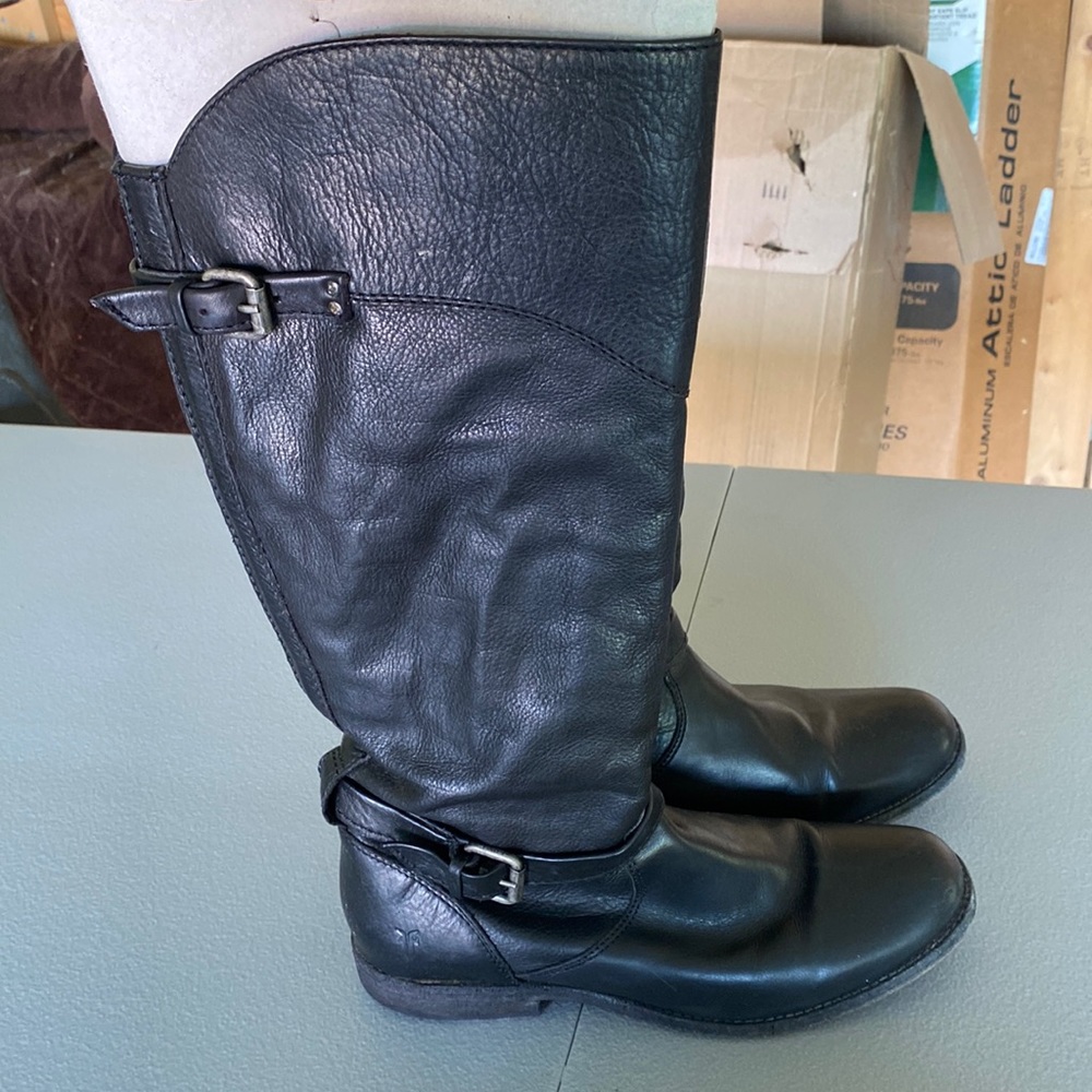 Frye Black leather boots